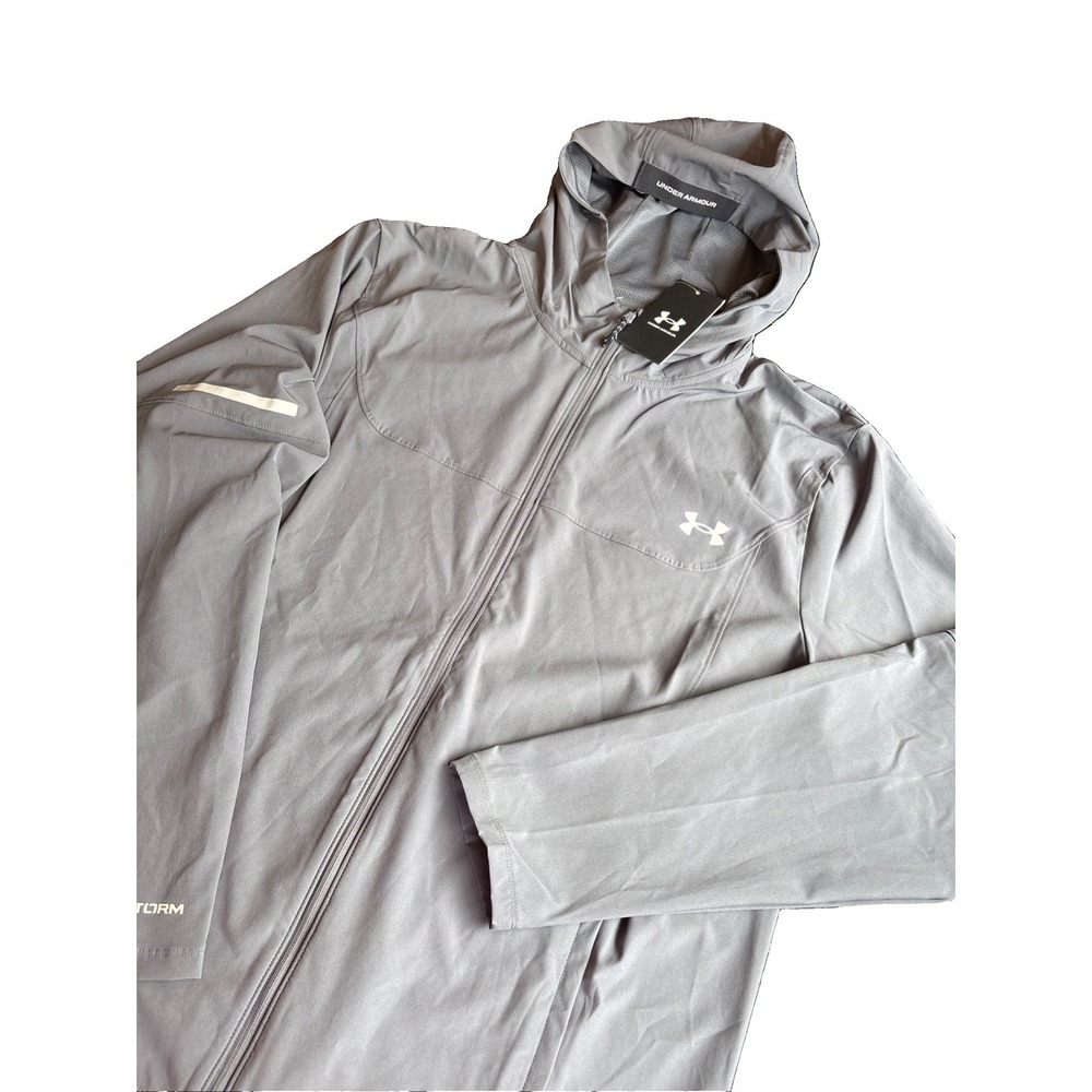 Under Armour Tech Utility Woven Jacket ~ Castlerock Mens LARGE NWT